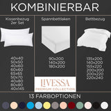 Livessa Bettdecke 200x200 Set mit 2er Kissen