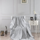 Grau Tagesdecke