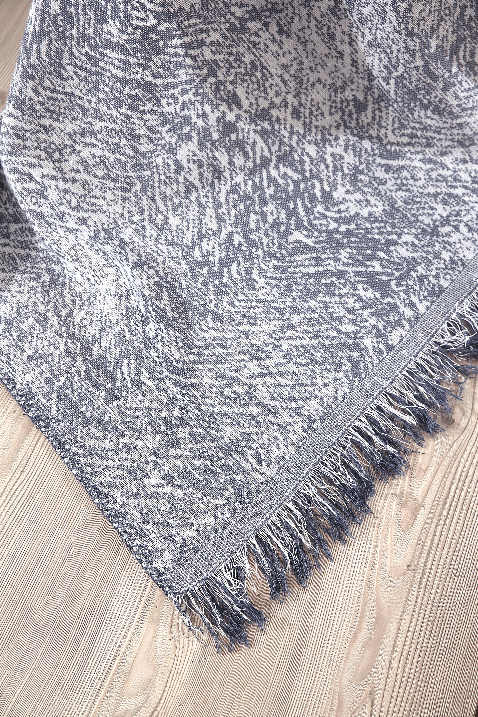 Jeansblau Tagesdecke