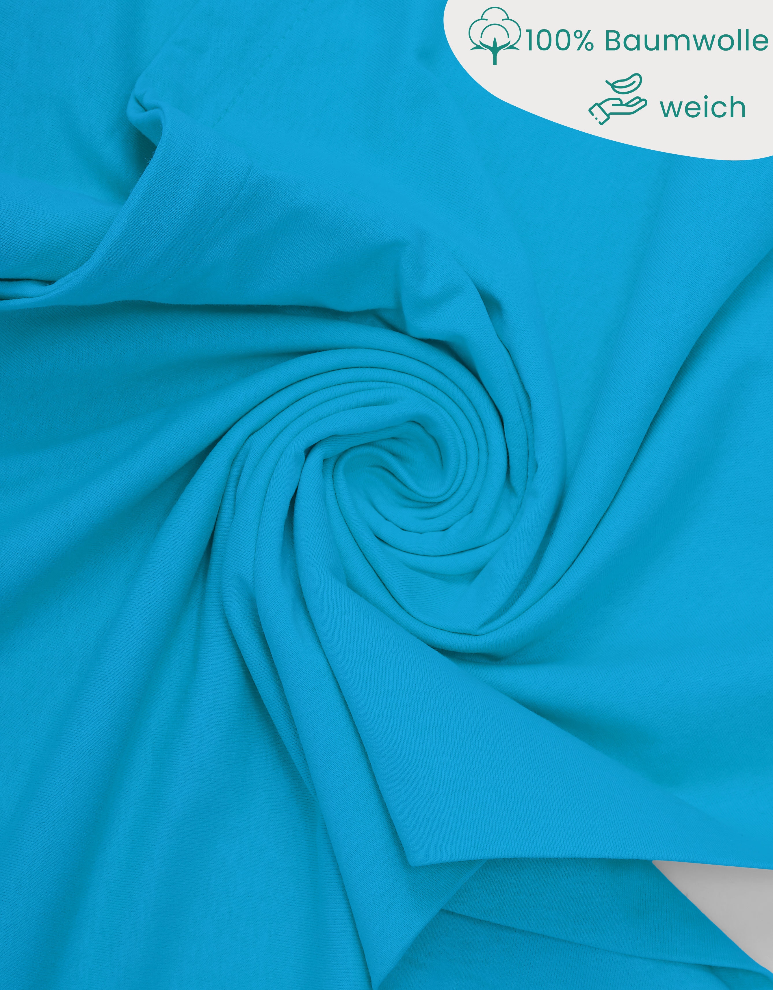 Livessa Dunkeltürkis Kissenbezug (2er Set)