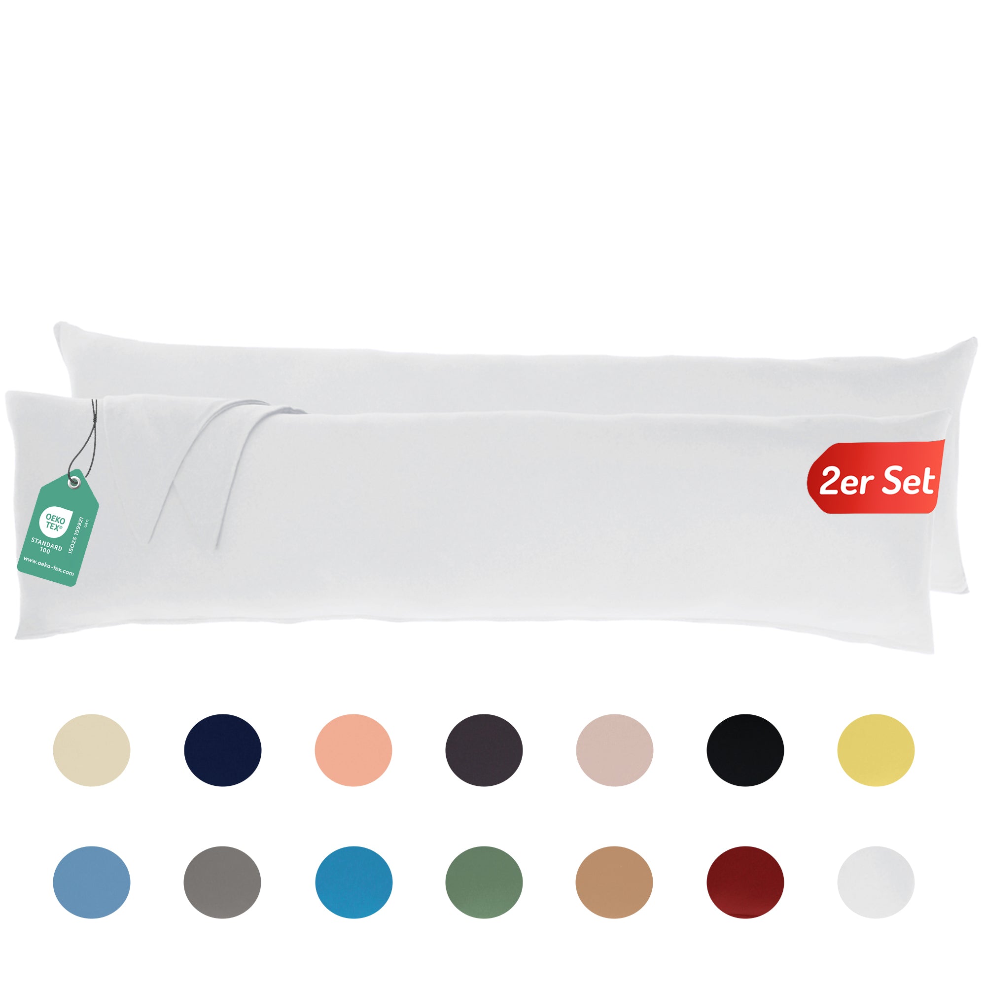 Livessa Weiß Kissenbezug (2er Set)