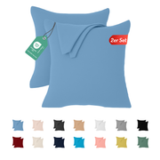 Livessa Eisblau Kissenbezug (2er Set)