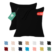 Livessa Schwarz Kissenbezug (2er Set)