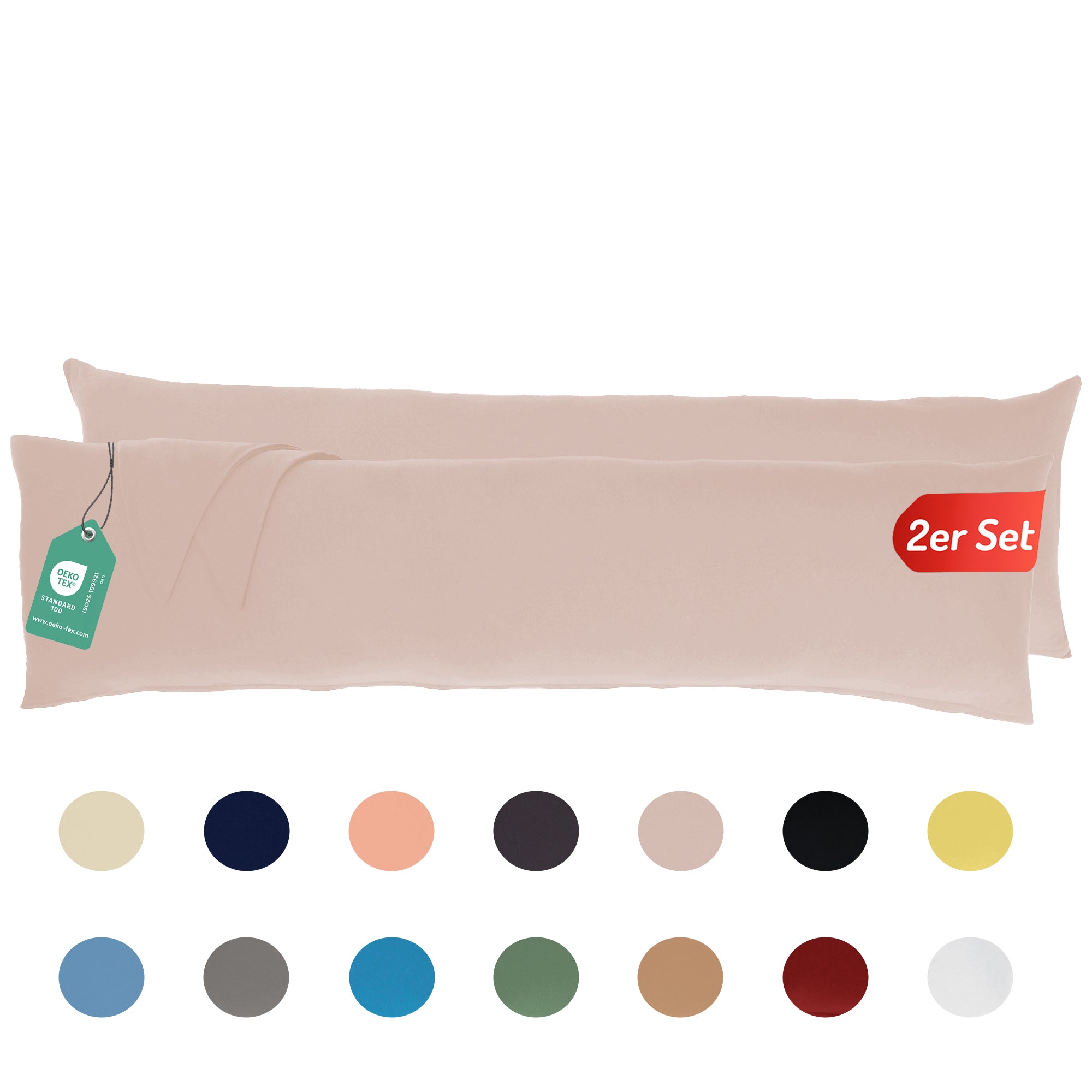 Livessa Puderrosa Kissenbezug (2er Set)