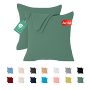 Livessa Lichtgrün Kissenbezug (2er Set)