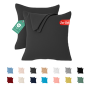 Livessa Anthrazit Kissenbezug (2er Set)
