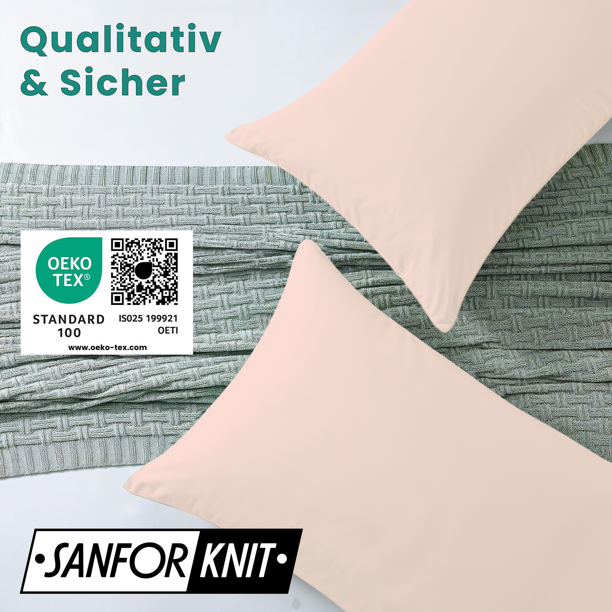 Livessa Puderrosa Kissenbezug (2er Set)