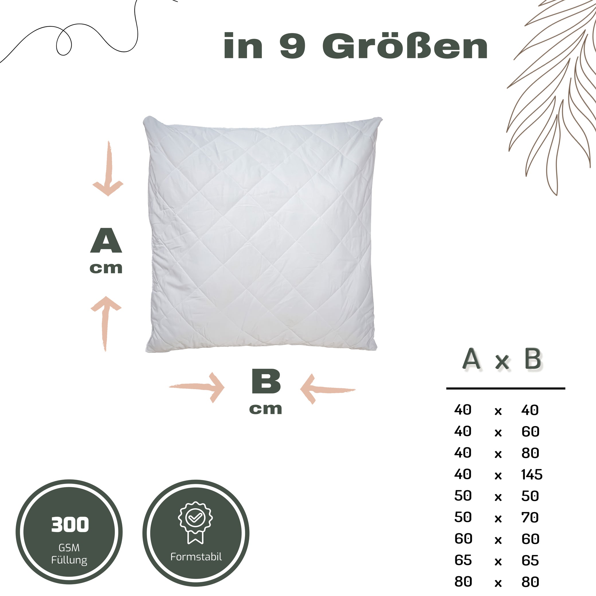 Livessa 40x80 Kopfkissen