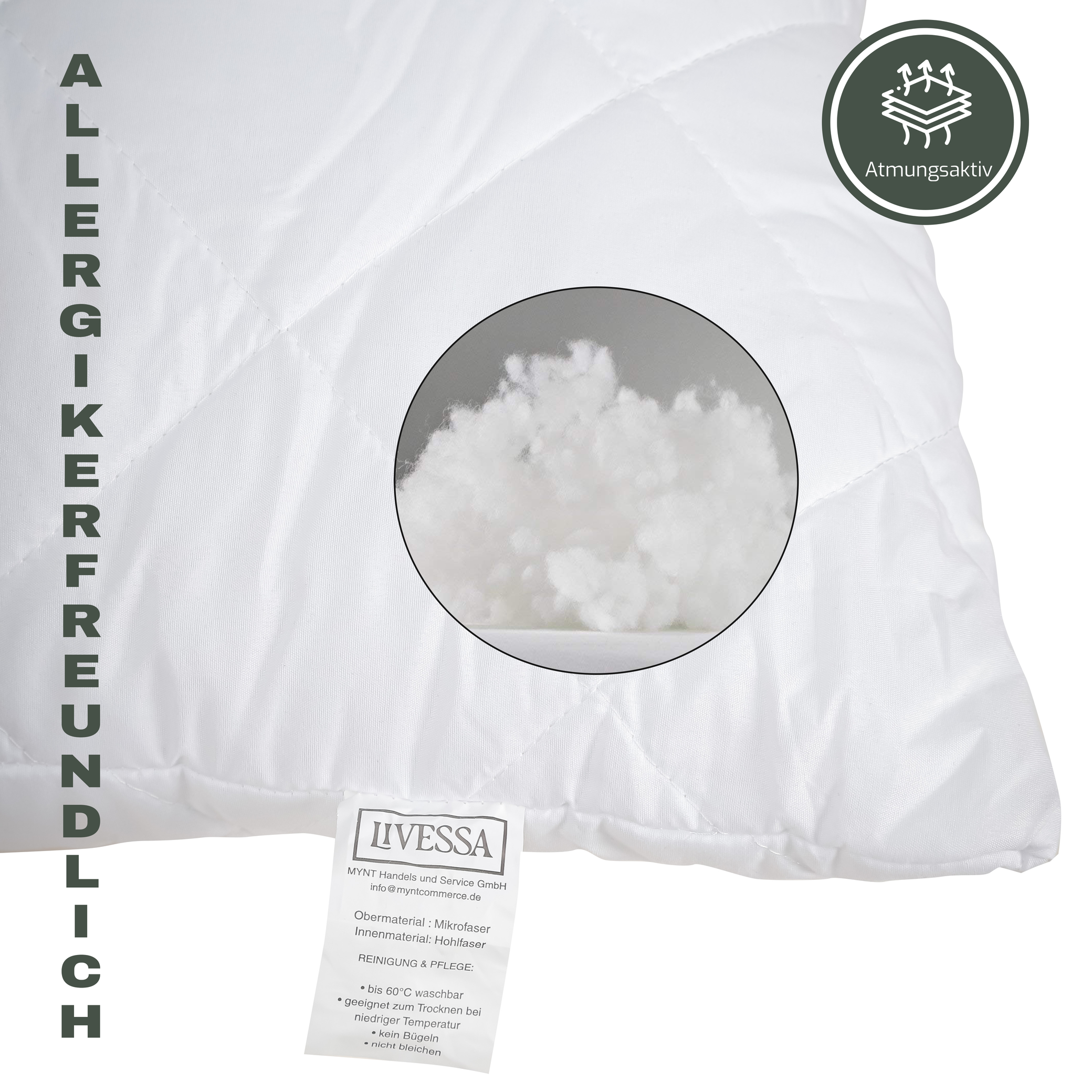 Livessa 60x80 Kopfkissen