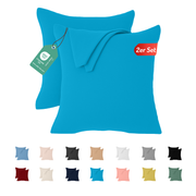 Livessa Dunkeltürkis Kissenbezug (2er Set)