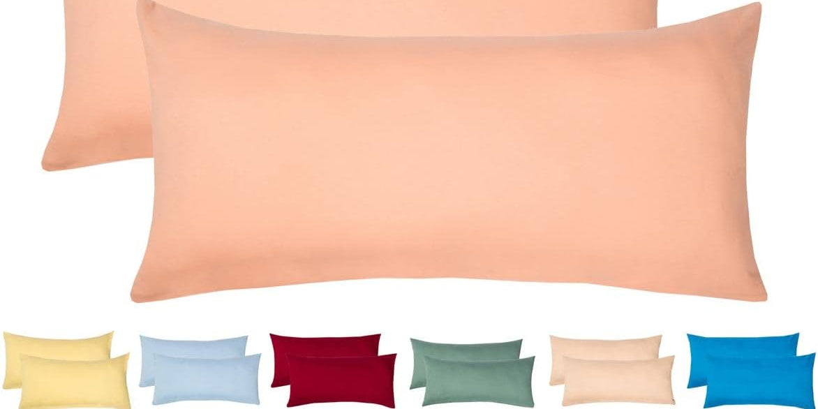 Livessa Rosa Kissenbezug (2er Set)-Livessa-40x80-Livessa