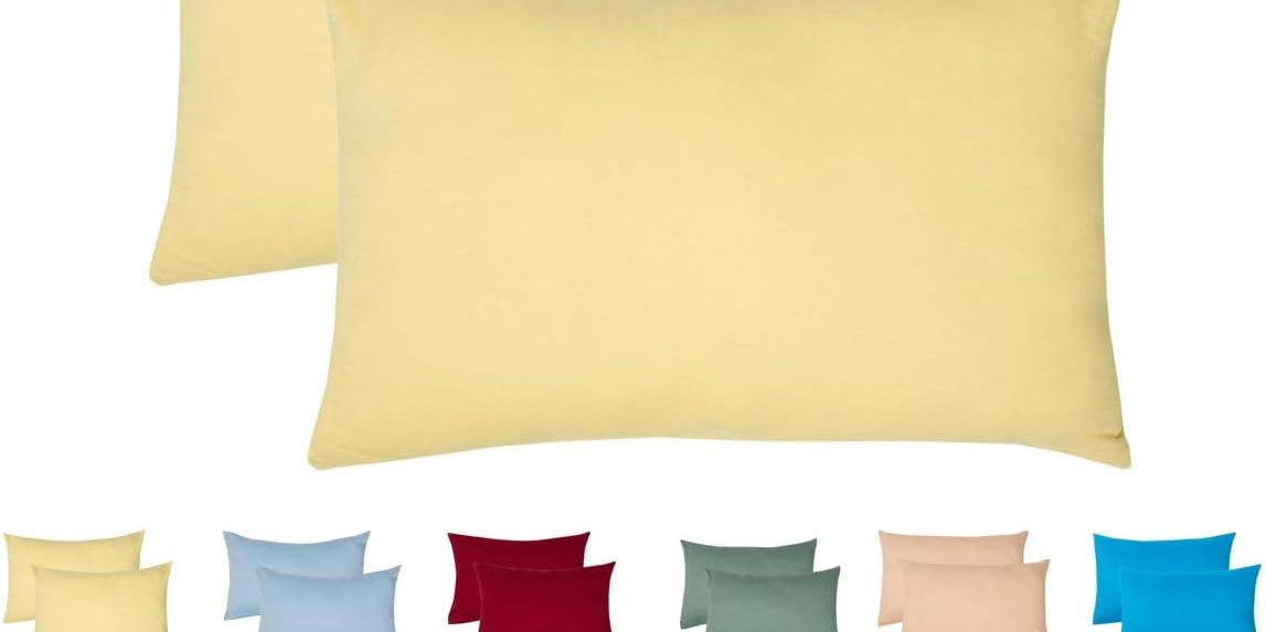 Livessa Gelb Kissenbezug (2er Set)-Livessa-40x60-Livessa