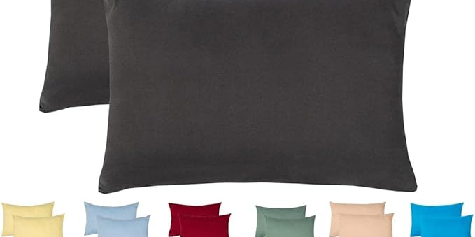 Livessa Anthrazit Kissenbezug (2er Set)-Livessa-40x60-Livessa