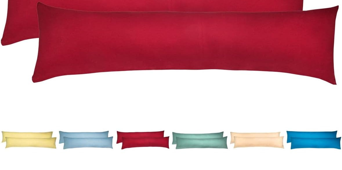 Livessa Kirschrot Kissenbezug (2er Set)-Livessa-40x145-Livessa
