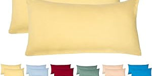 Livessa Gelb Kissenbezug (2er Set)-Livessa-40x80-Livessa