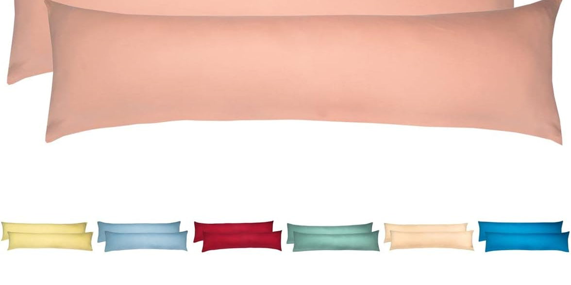 Livessa Rosa Kissenbezug (2er Set)-Livessa-40x145-Livessa