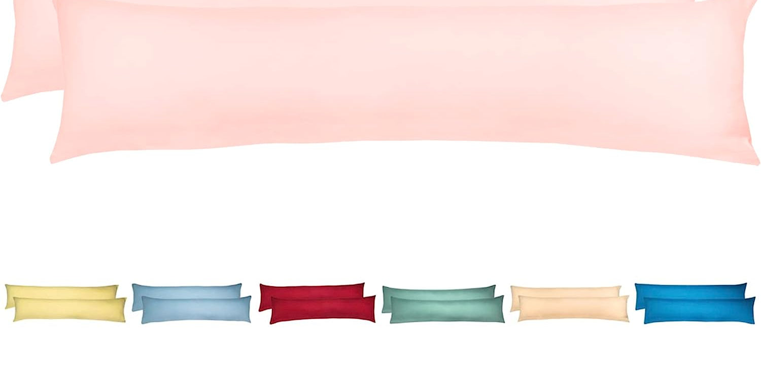 Livessa Puderrosa Kissenbezug (2er Set)-Livessa-40x145-Livessa