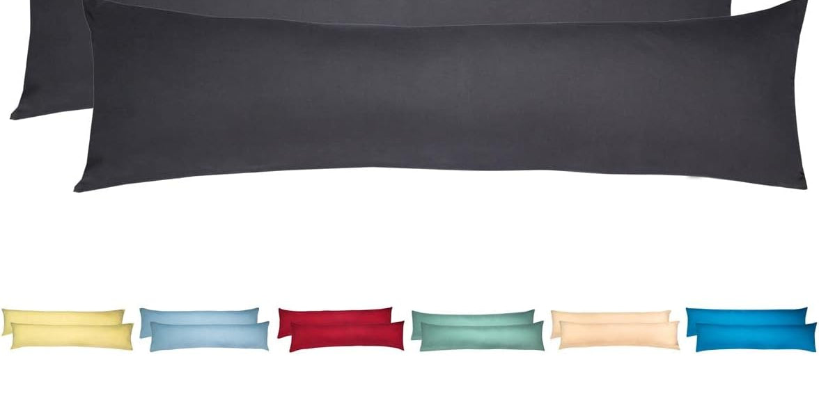 Livessa Anthrazit Kissenbezug (2er Set)-Livessa-40x145-Livessa