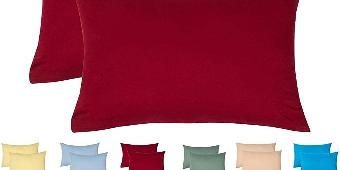 Livessa Kirschrot Kissenbezug (2er Set)-Livessa-40x60-Livessa