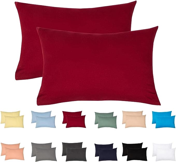 Livessa Kirschrot Kissenbezug (2er Set)-Livessa-40x60-Livessa
