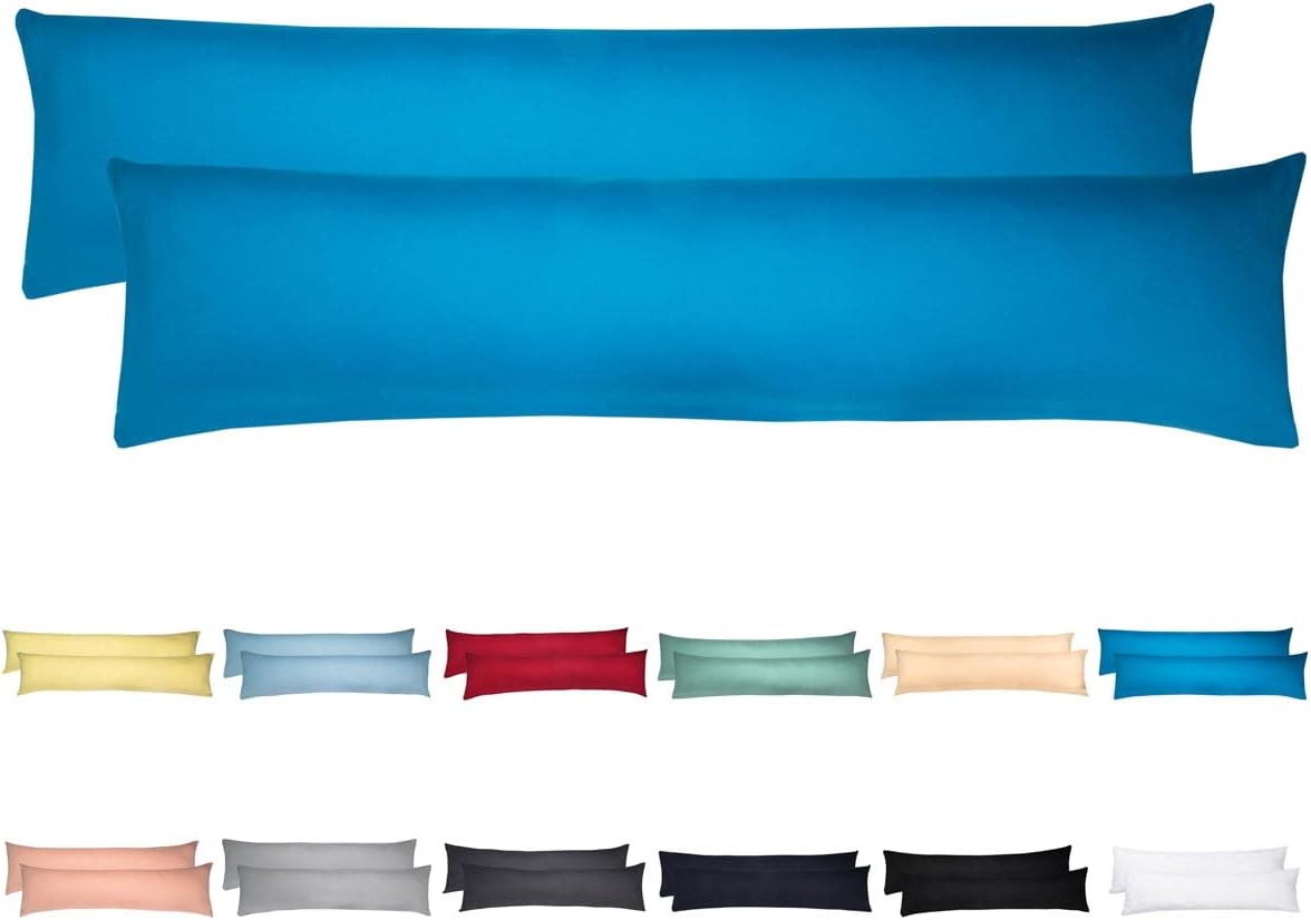 Livessa Dunkeltürkis Kissenbezug (2er Set)-Livessa-40x145-Livessa
