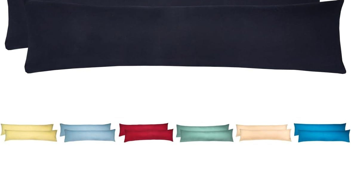 Livessa Dunkelblau Kissenbezug (2er Set)-Livessa-40x145-Livessa