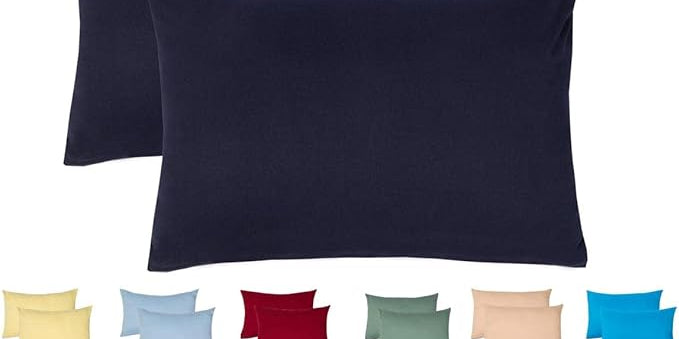 Livessa Dunkelblau Kissenbezug (2er Set)-Livessa-40x60-Livessa