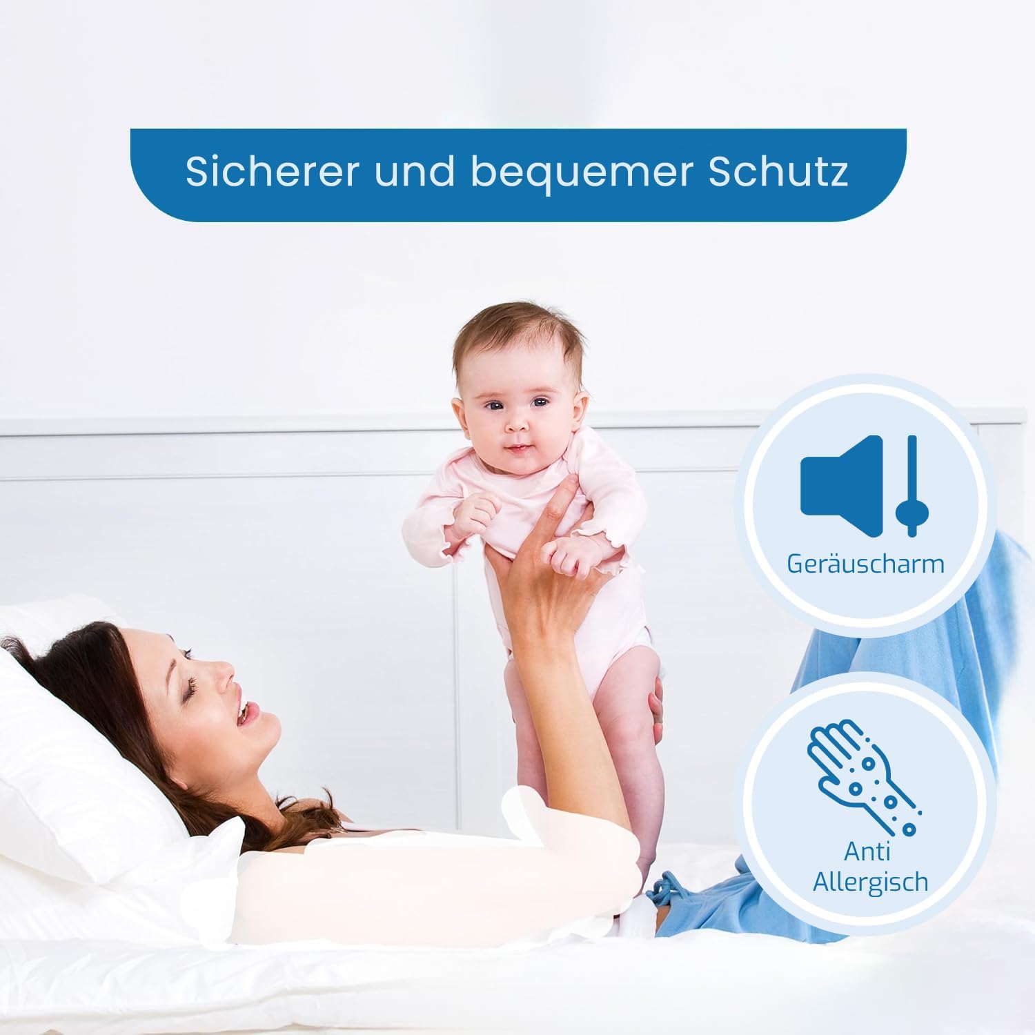 Livessa Gesteppte Matratzenschoner, wasserdicht