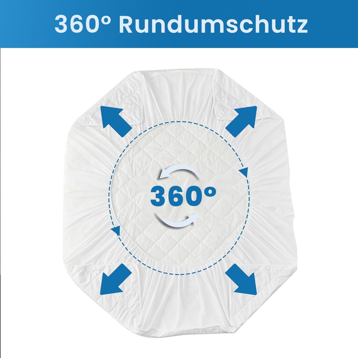 Livessa Gesteppte Matratzenschoner, wasserdicht