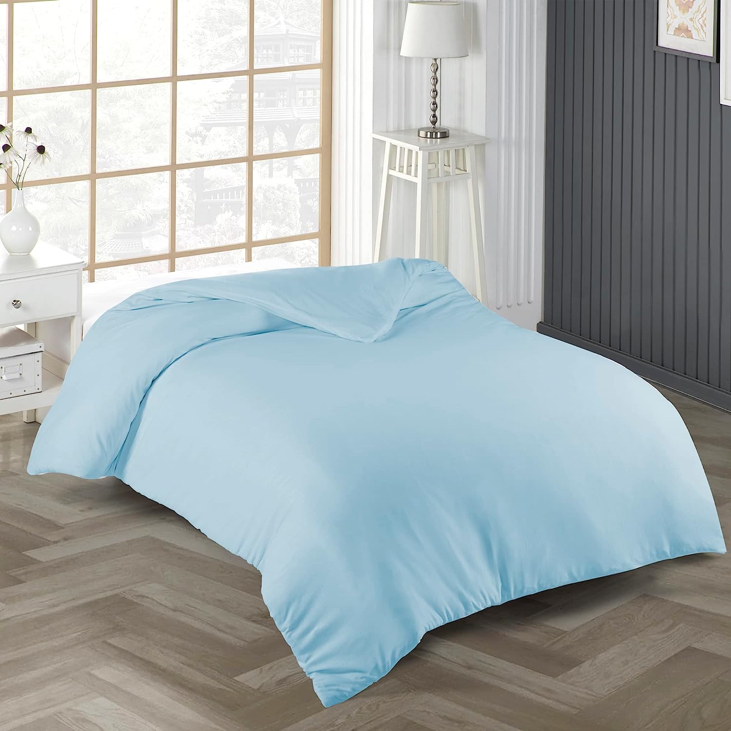 Livessa Eisblau Bettbezug-Livessa-Livessa