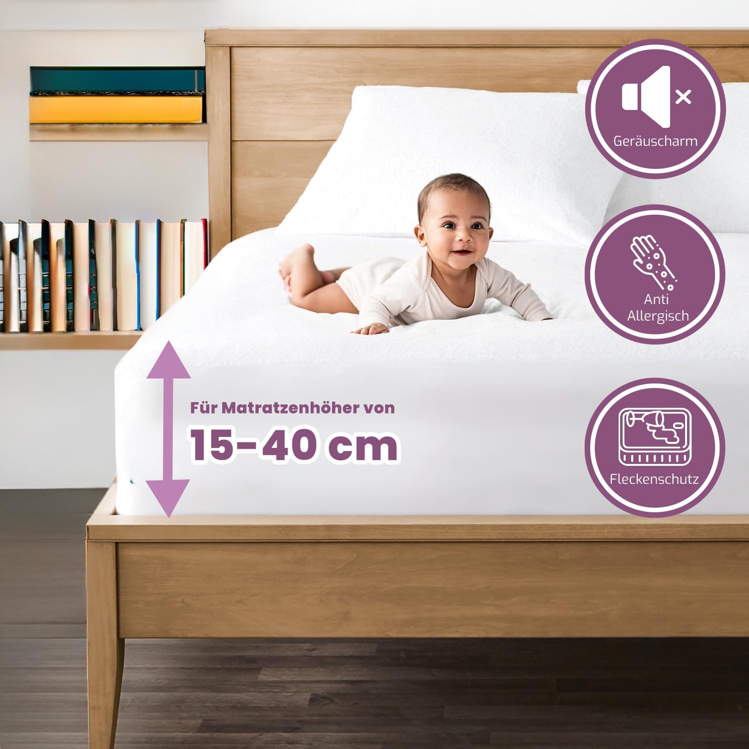 Livessa Fitted-Rundumgummi Matratzenschoner