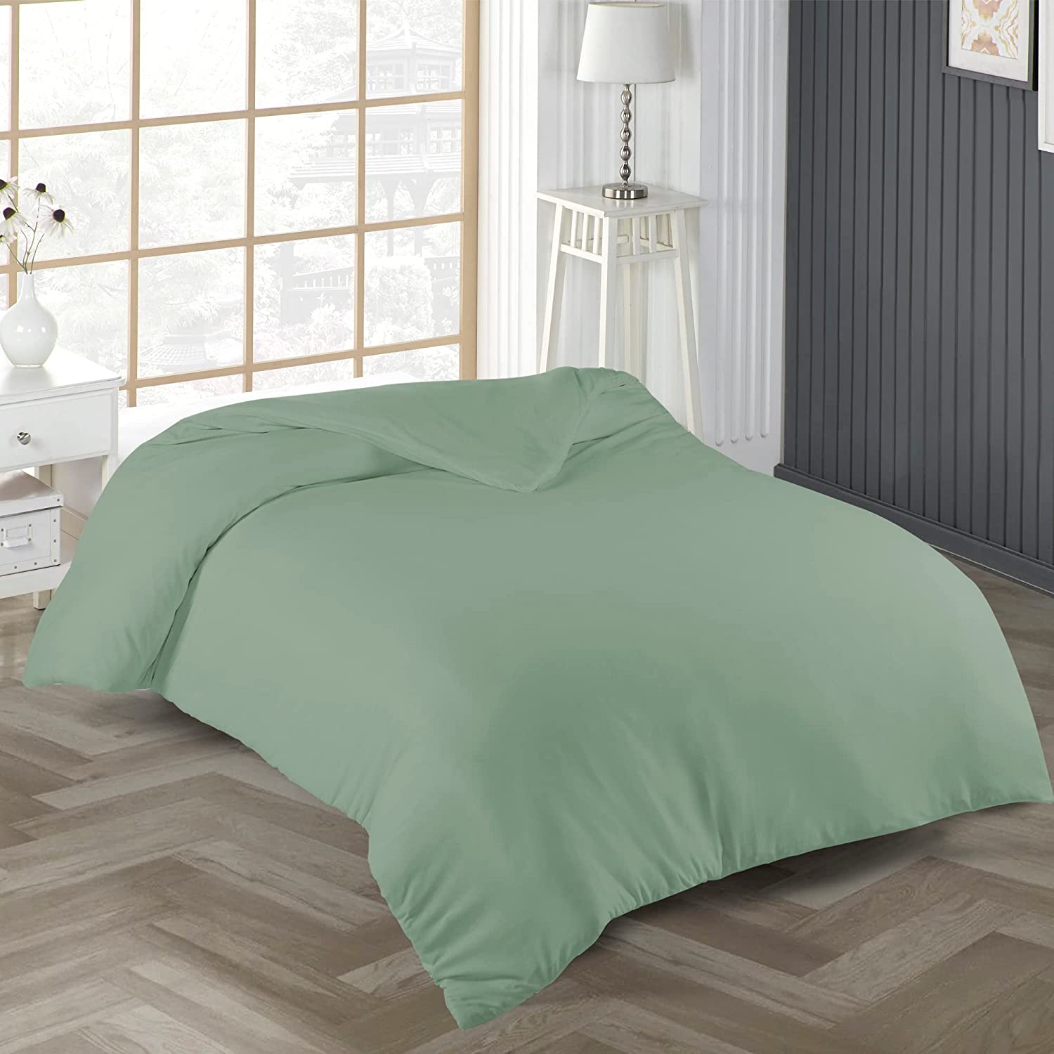 Livessa Lichtgrün Bettbezug-Livessa-Livessa