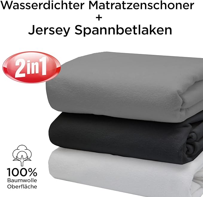 Limenda Weiß Inkontinenz Spannbettlaken/Matratzenschoner-Livessa-Livessa