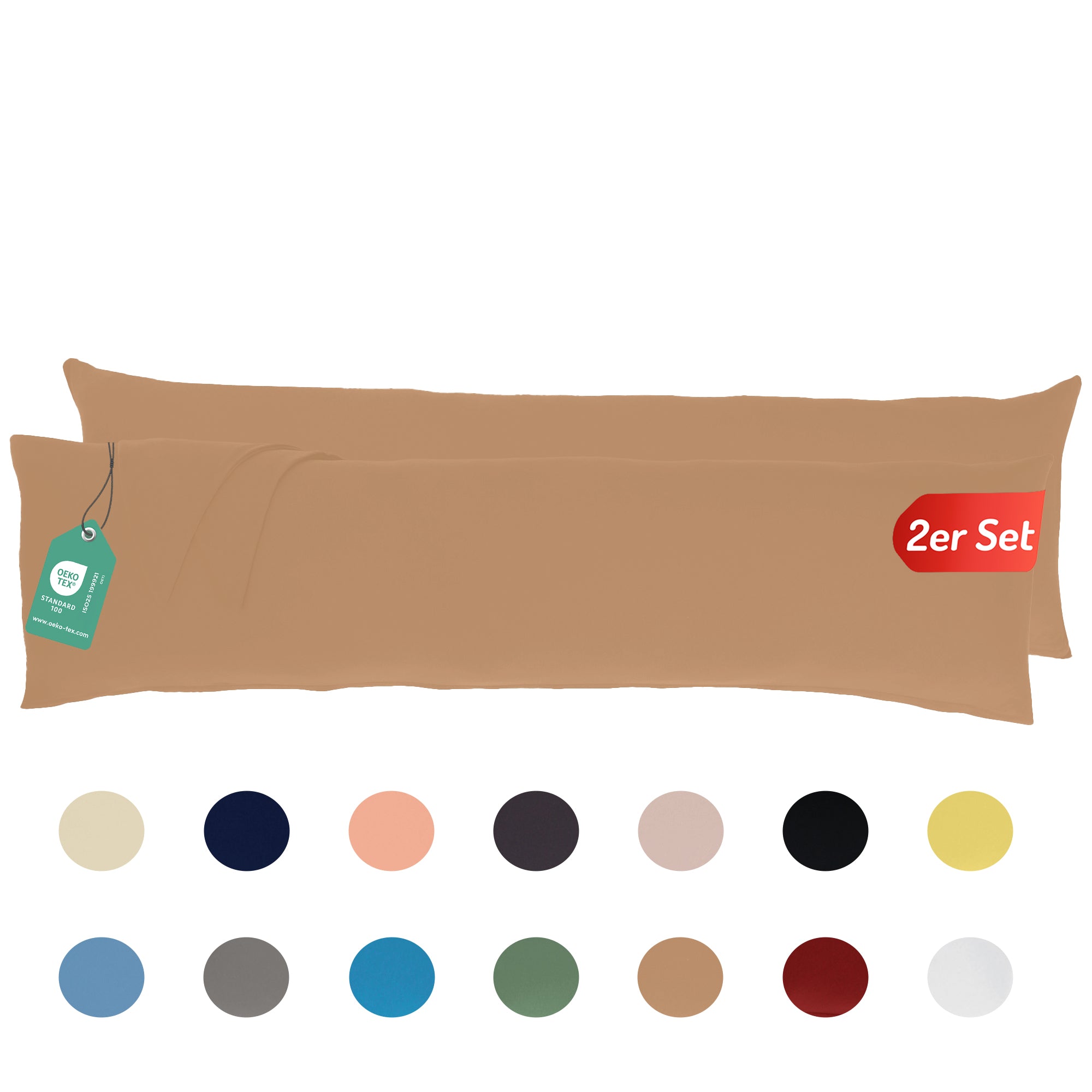 Livessa Beige Kissenbezug (2er Set)