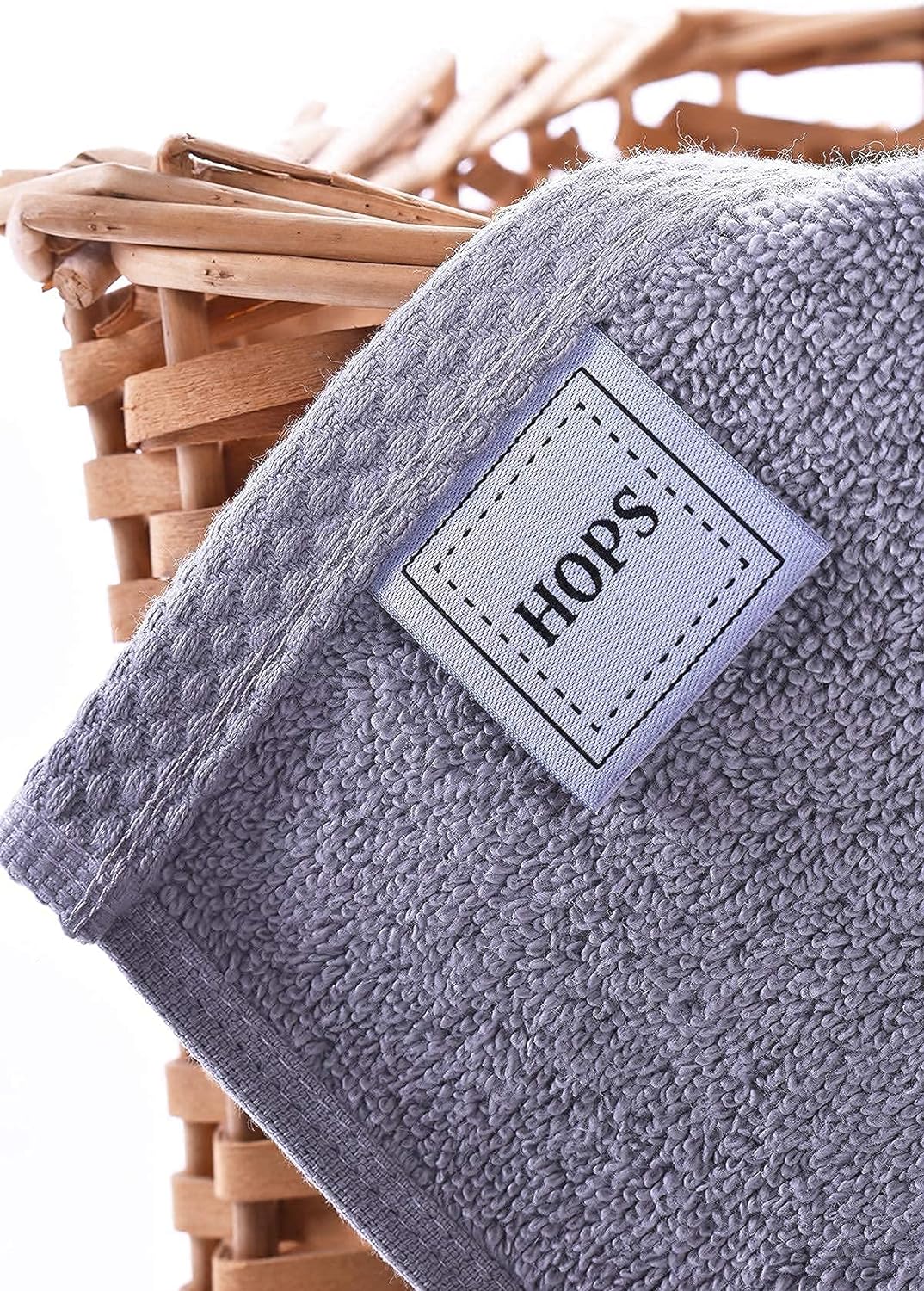 Hops Grau Handtücher Set-Hops-Livessa