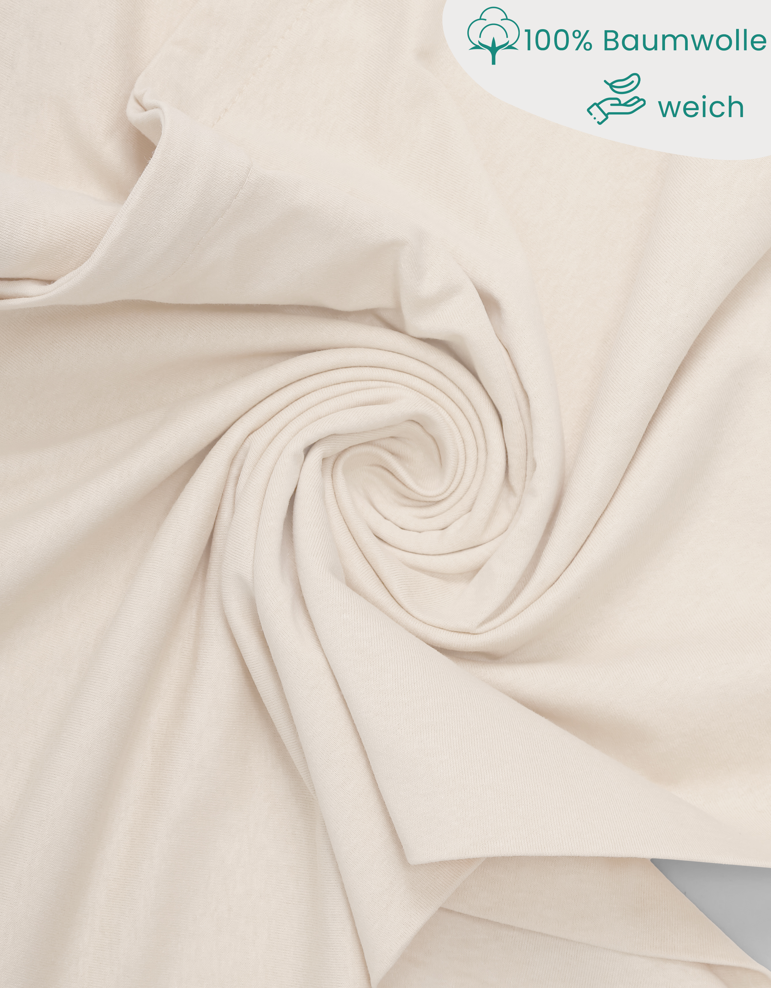 Livessa Creme Kissenbezug (2er Set)