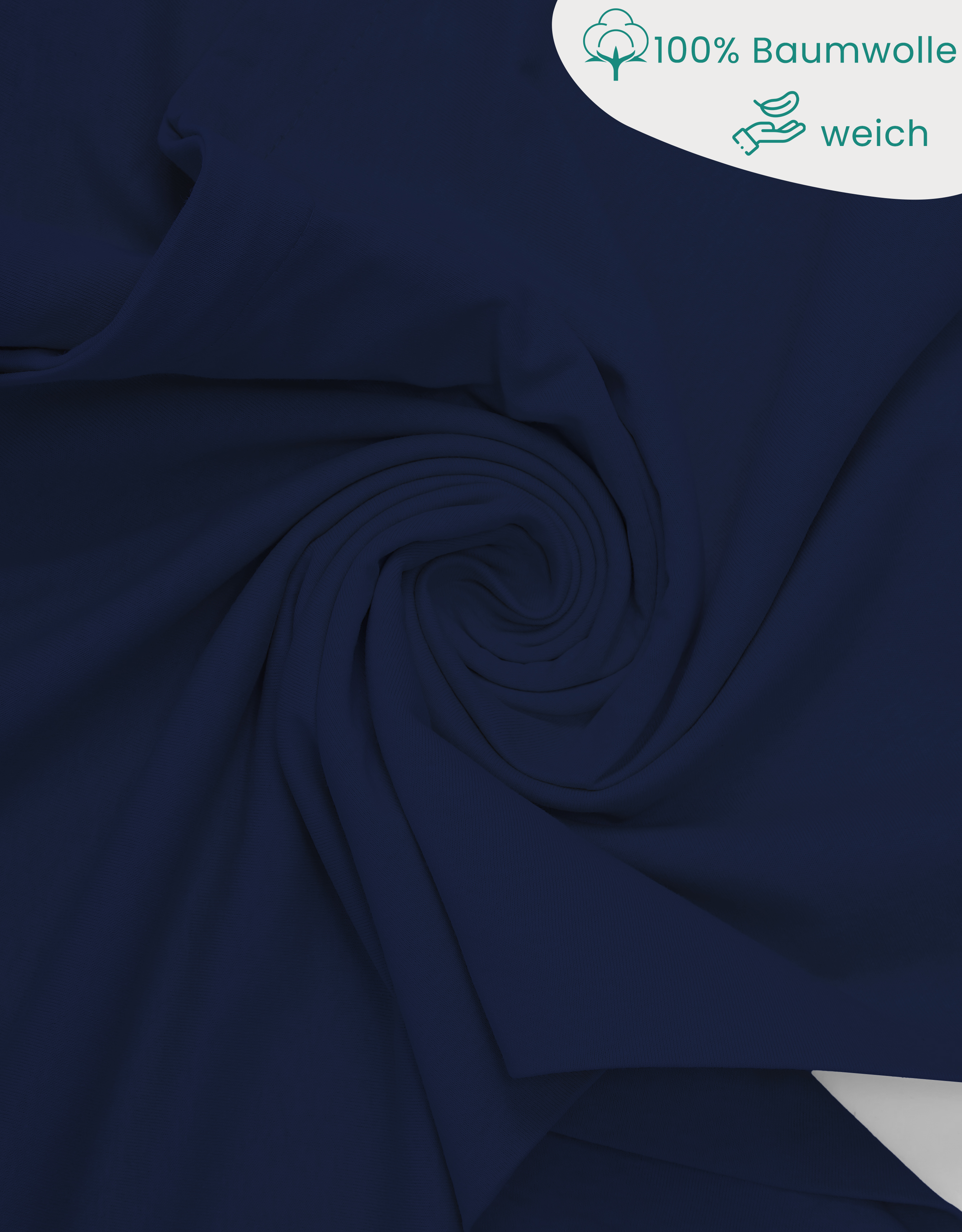 Livessa Dunkelblau Kissenbezug (2er Set)