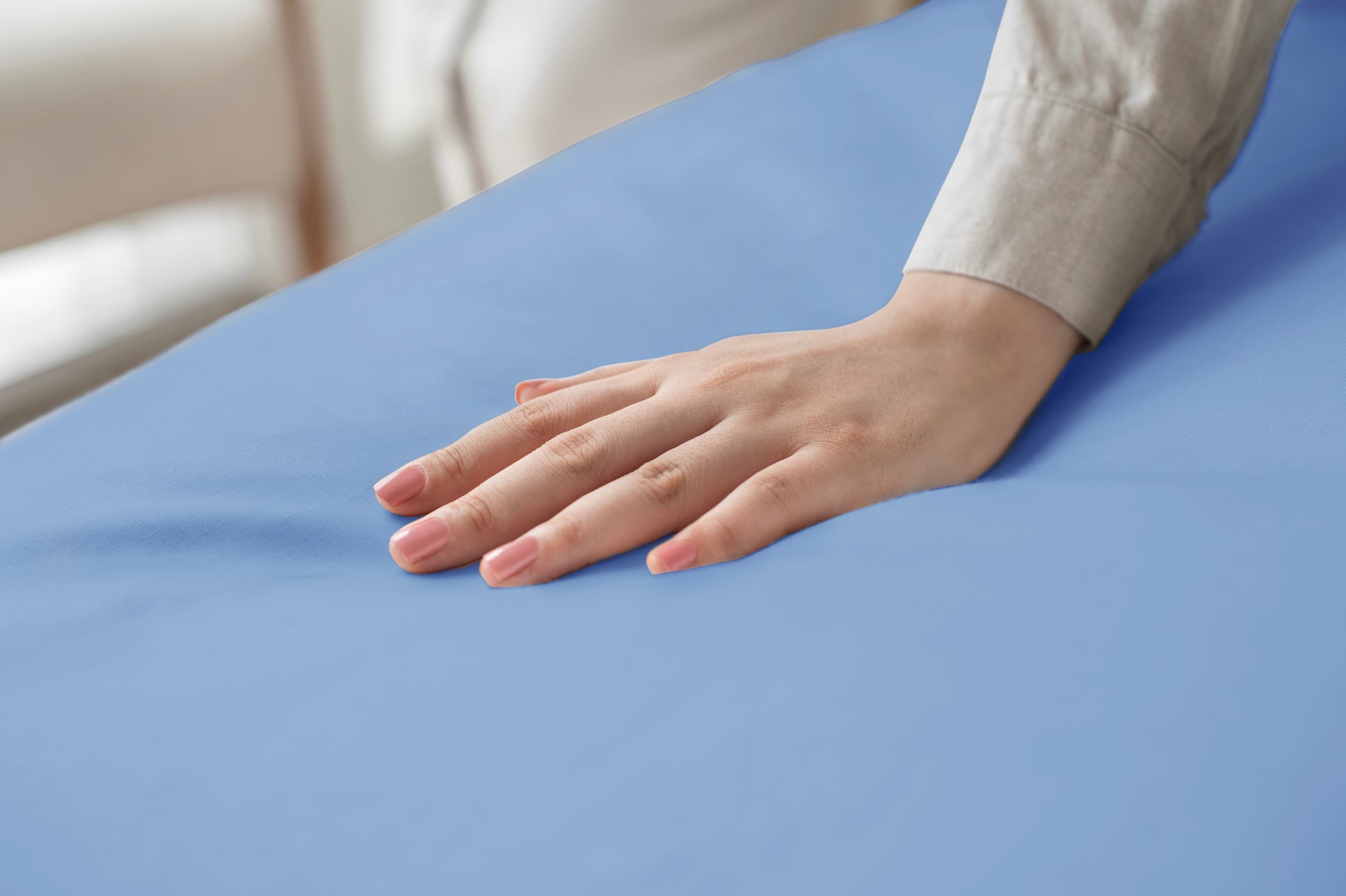 Livessa Eisblau Spannbettlaken-Livessa-Livessa