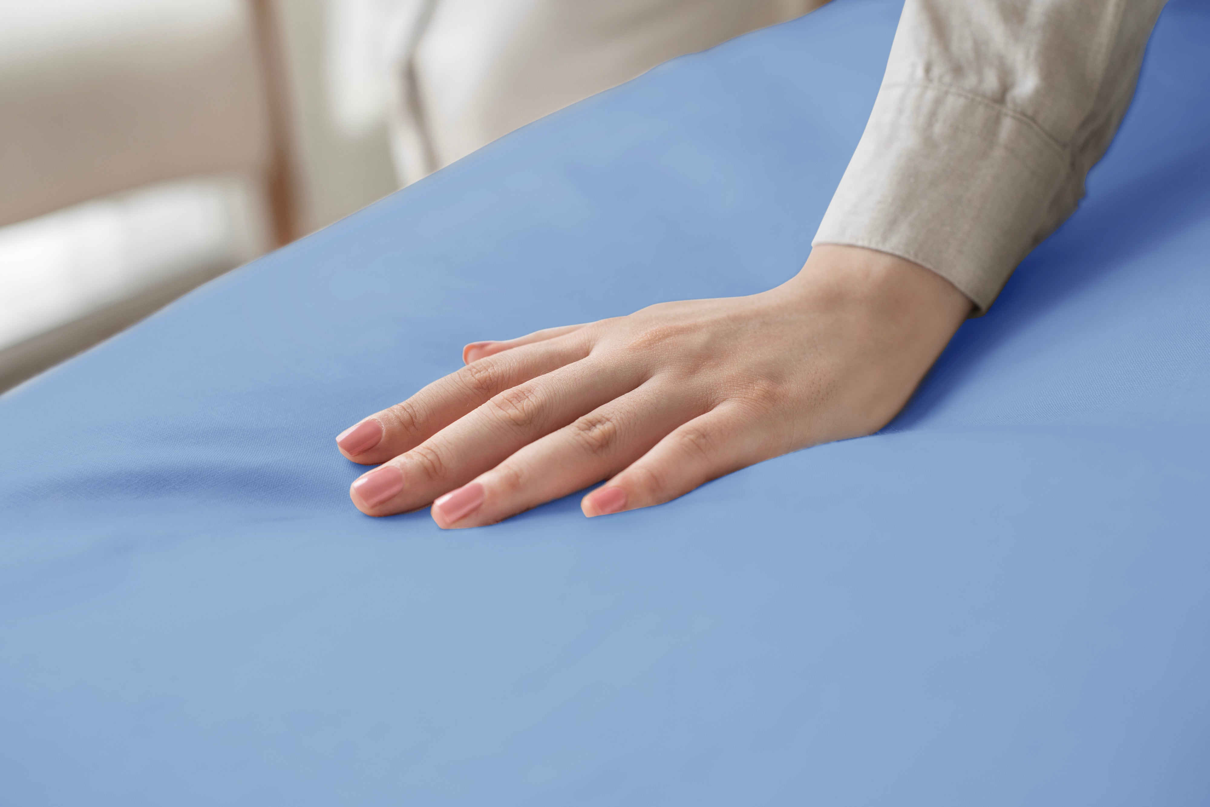 Livessa Eisblau Spannbettlaken-Livessa-Livessa