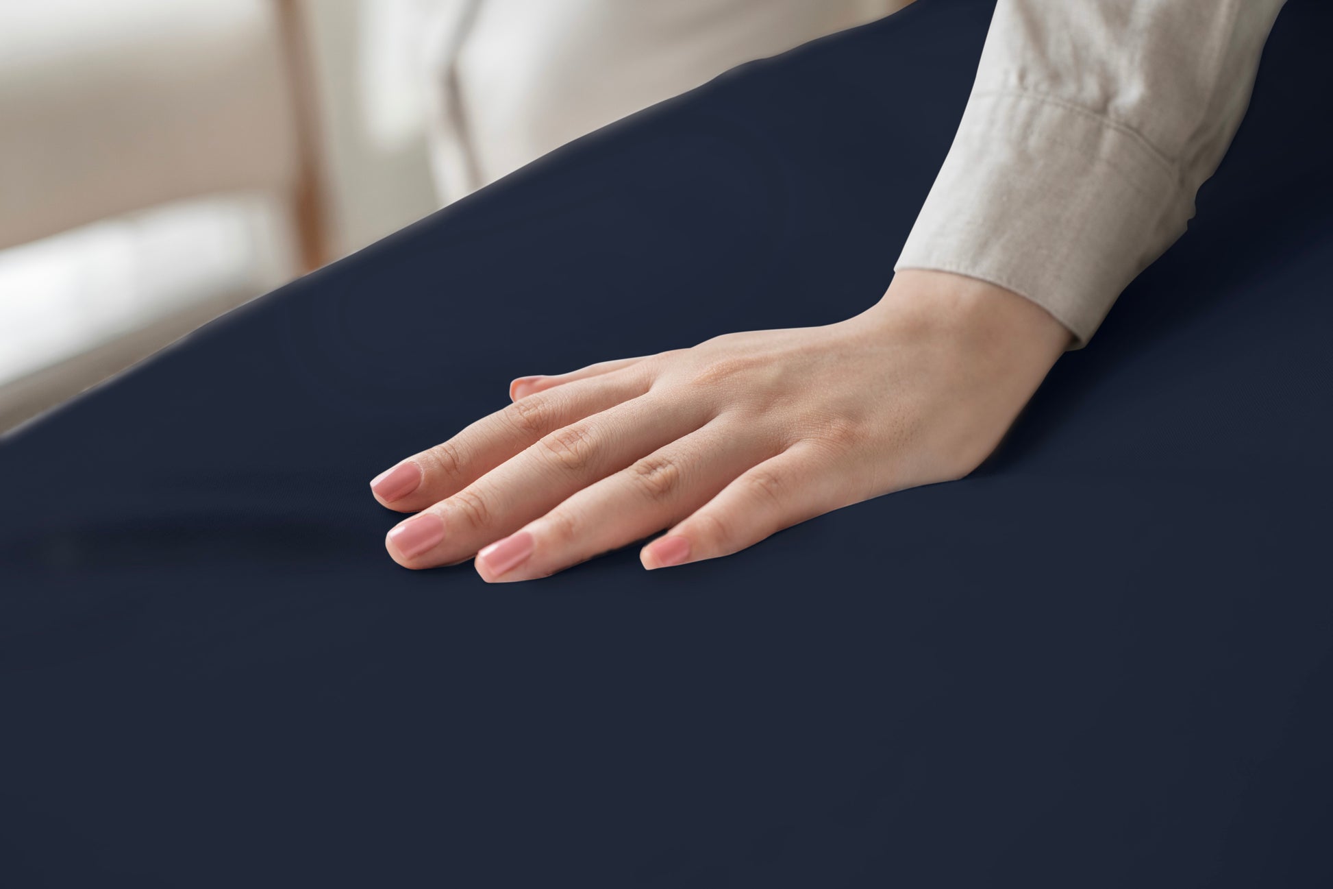 Livessa Dunkelblau Spannbettlaken-Livessa-Livessa