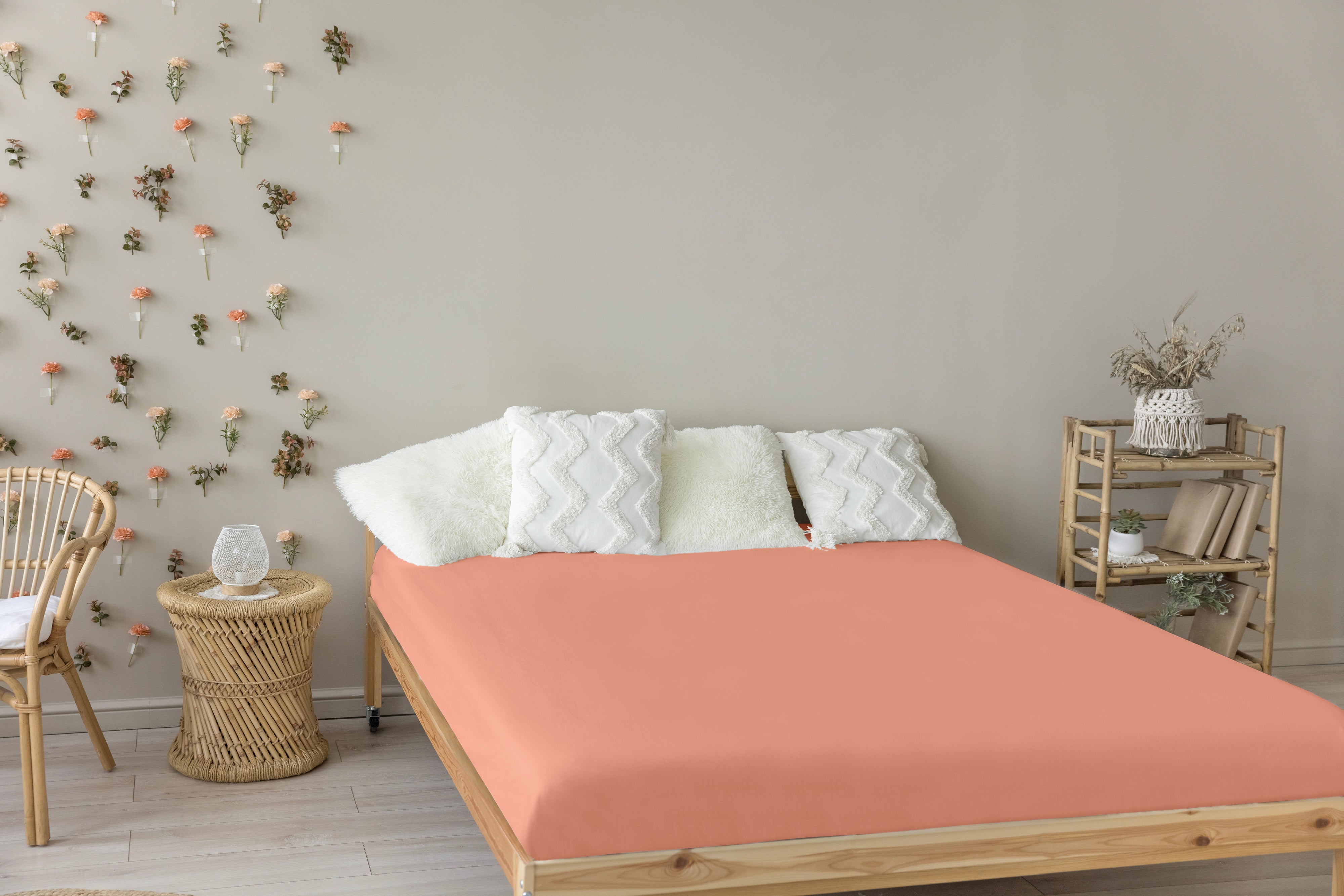 Livessa Rosa Spannbettlaken-Livessa-Livessa