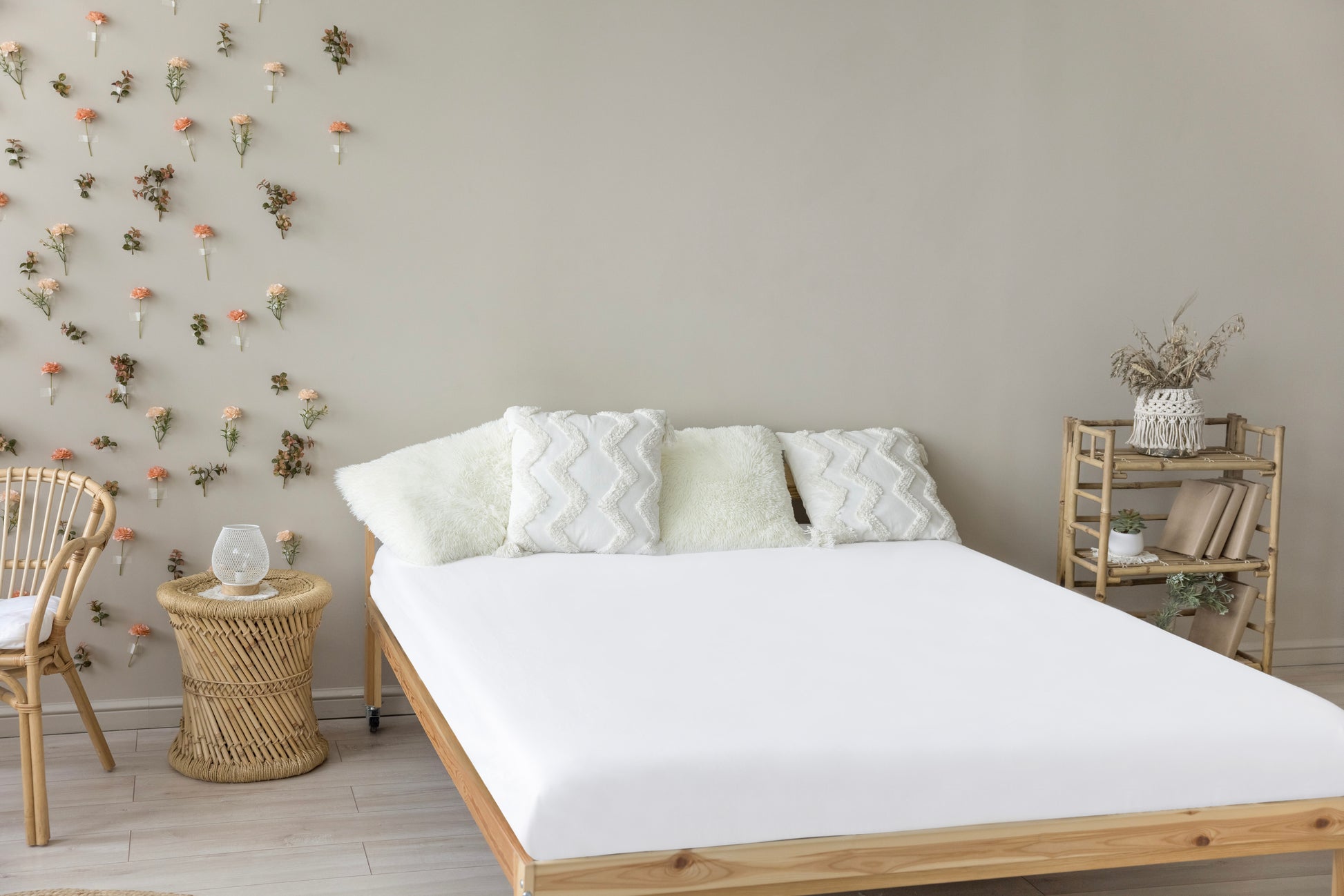 Livessa Weiß Spannbettlaken-Livessa-Livessa