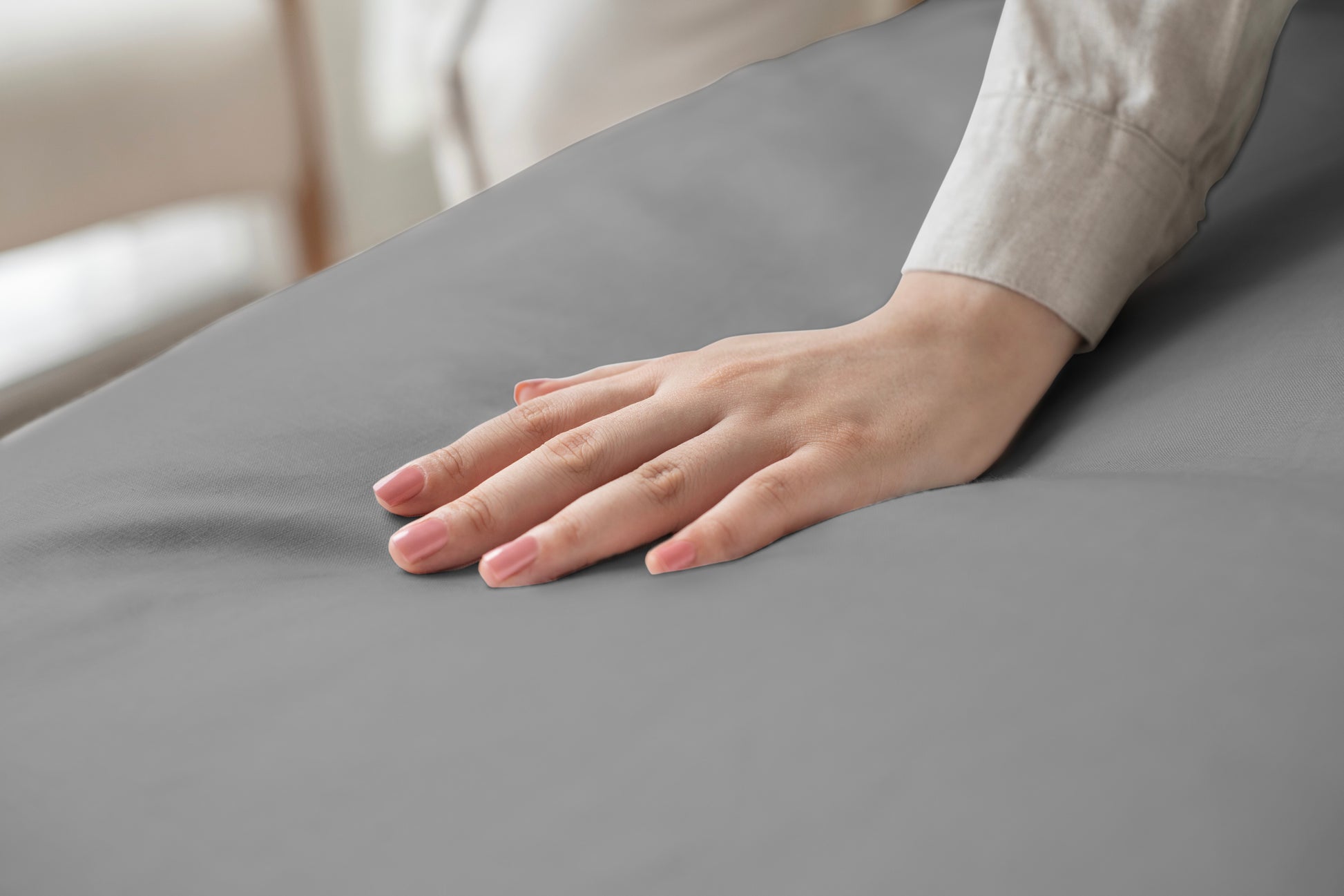 Livessa Grau Spannbettlaken-Livessa-Livessa