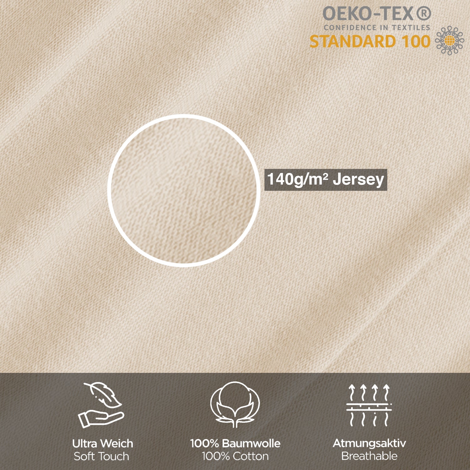 Livessa Creme Bettbezug