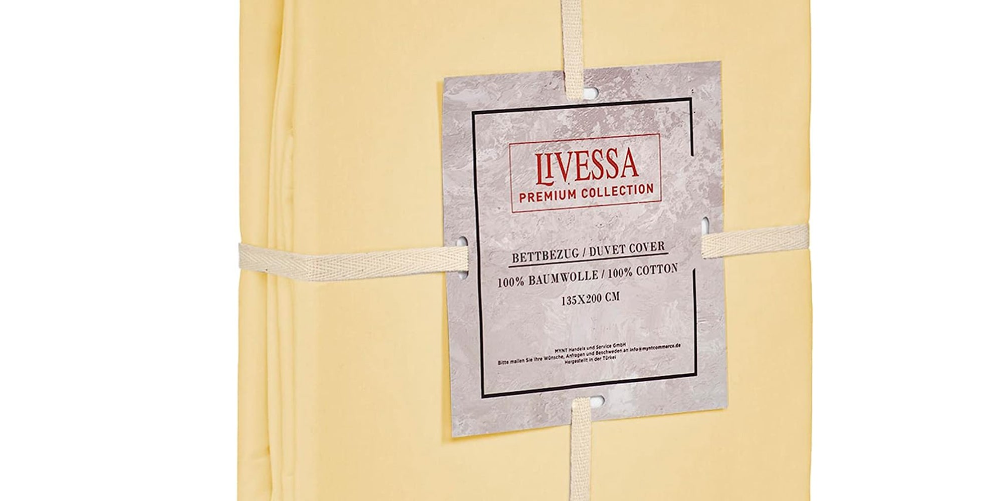 Livessa Gelb Bettbezug-Livessa-Livessa