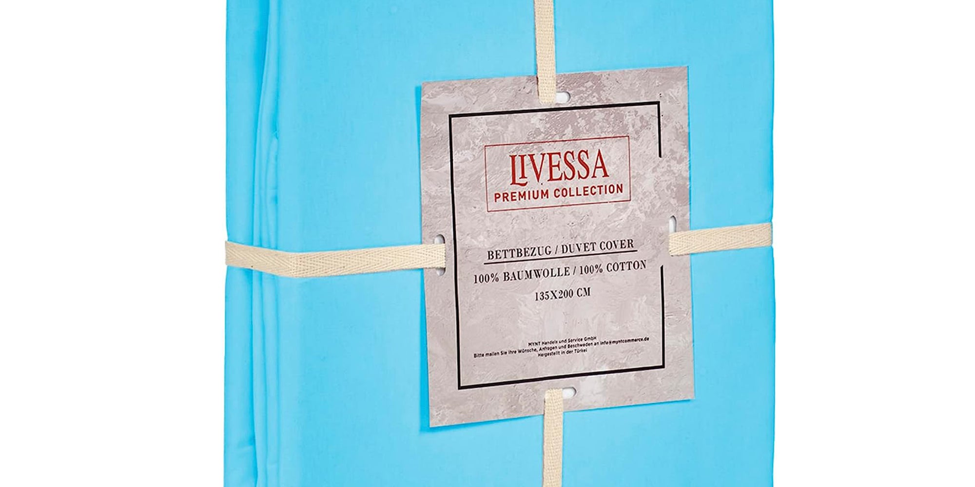 Livessa Dunkeltürkis Bettbezug-Livessa-Livessa