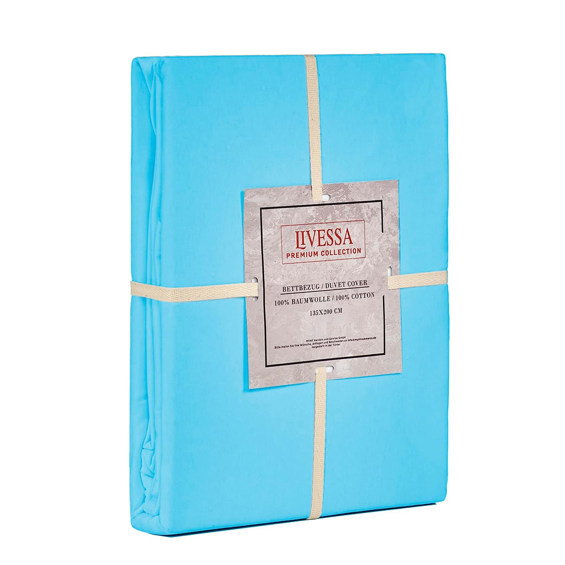 Livessa Dunkeltürkis Bettbezug-Livessa-Livessa