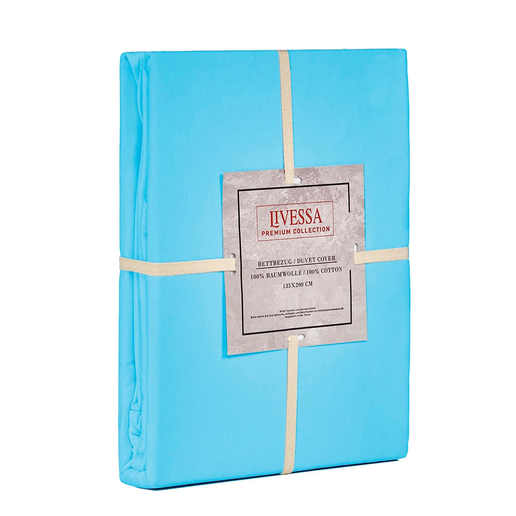 Livessa Dunkeltürkis Bettbezug-Livessa-Livessa