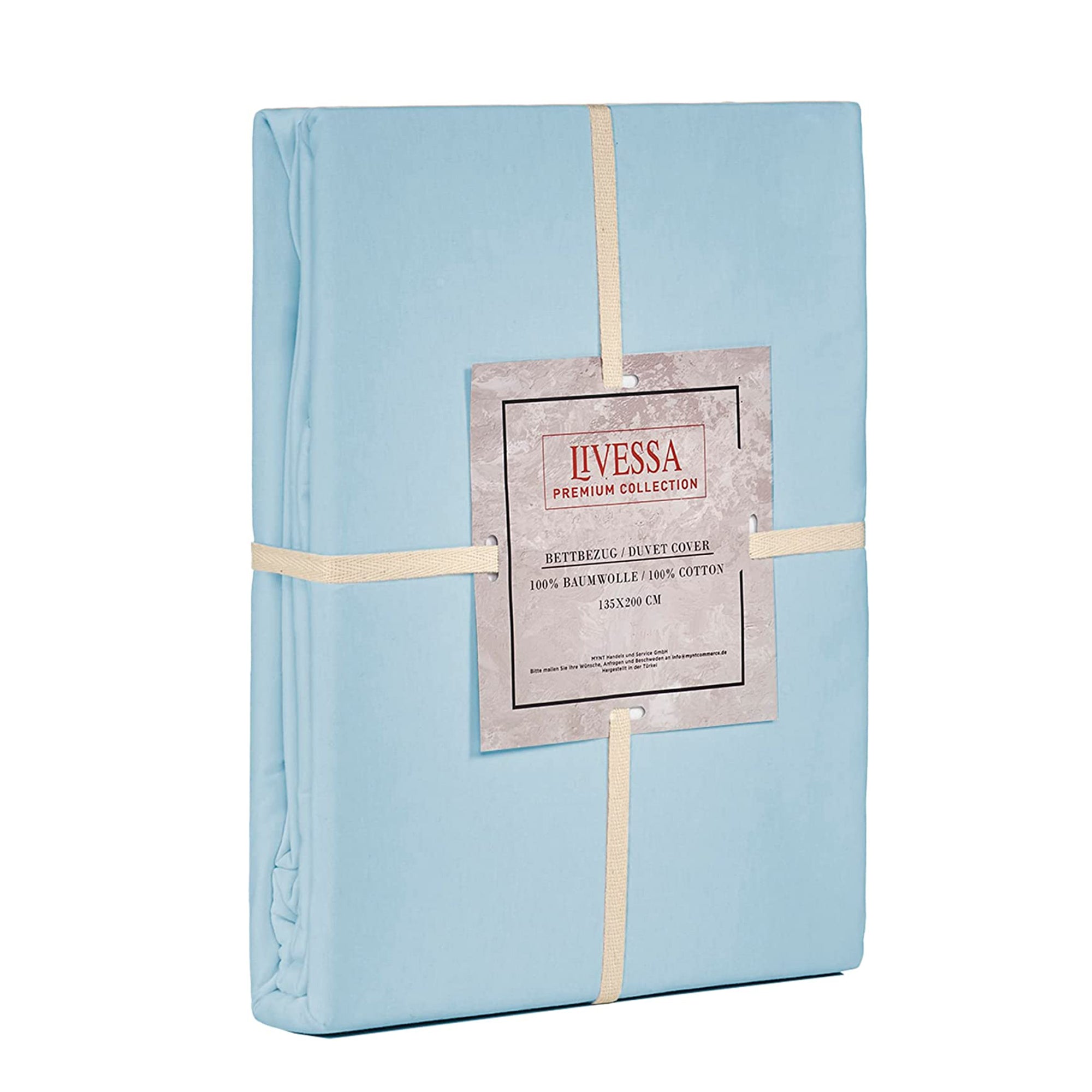 Livessa Eisblau Bettbezug-Livessa-Livessa