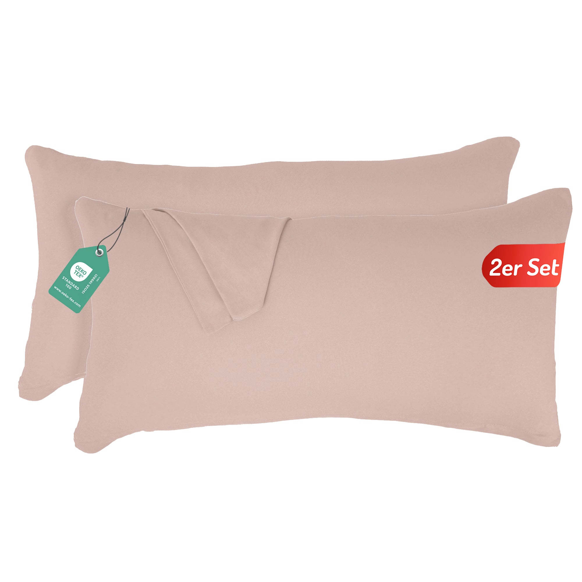 Livessa Puderrosa Kissenbezug (2er Set)